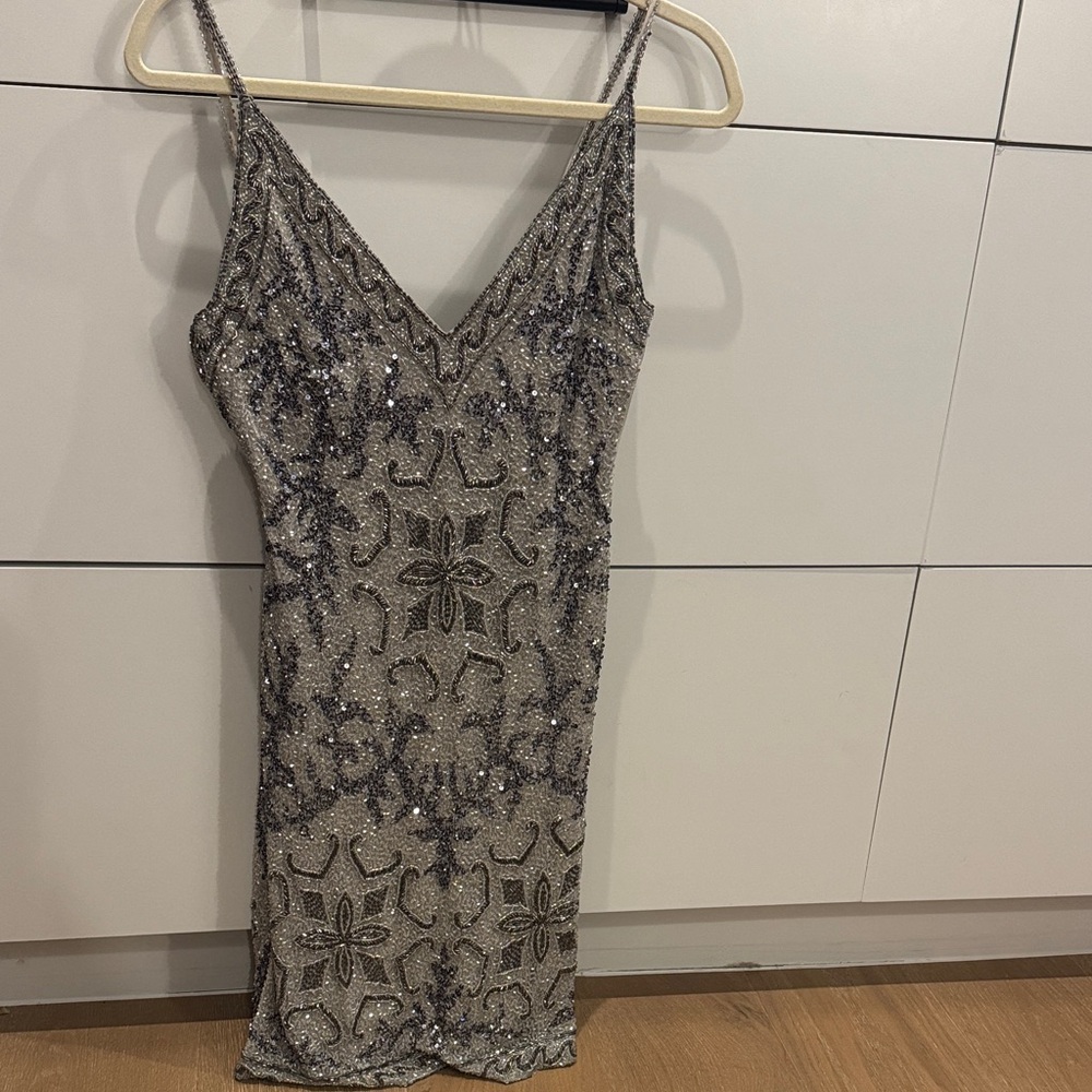 Lara Sequin Embellished Dress